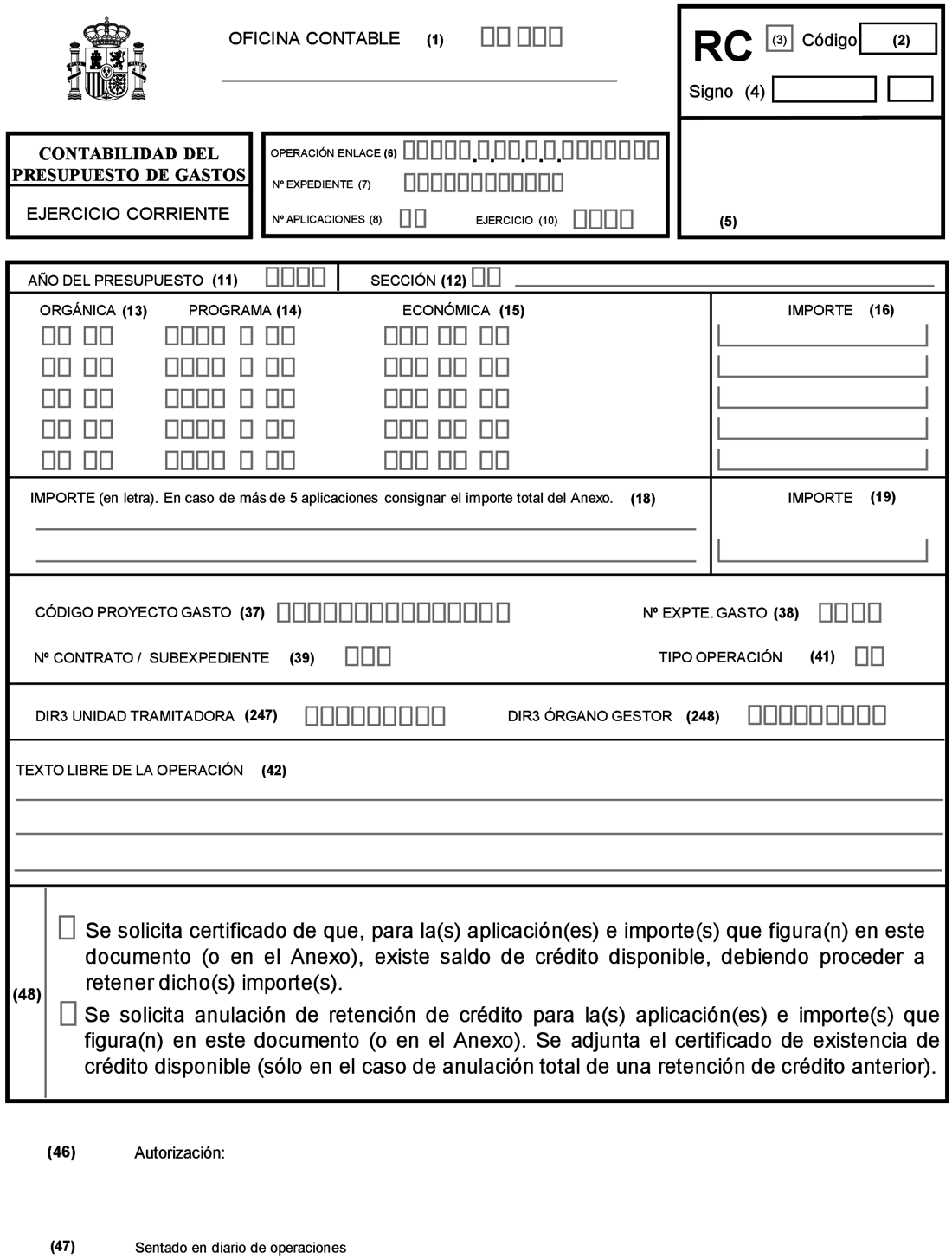 Imagen del texto oficial