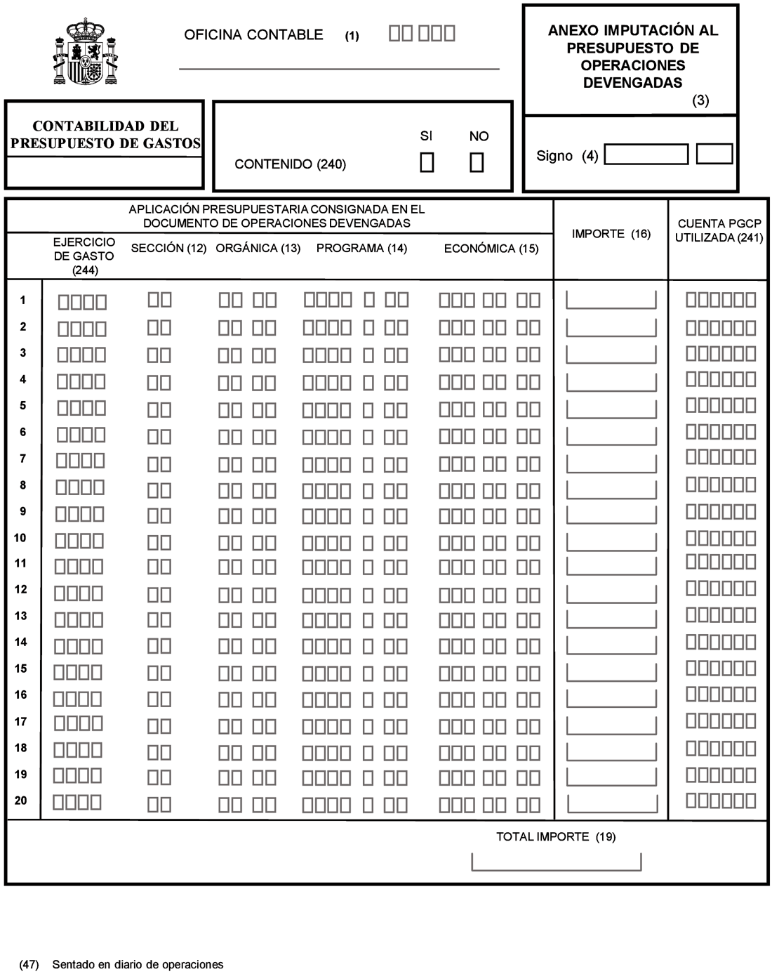 Imagen del texto oficial